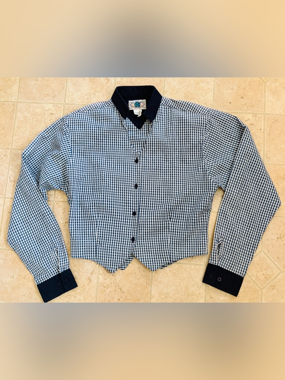 90’’s CIRCLE R CLASSIC CROP TOP 4 LINE DANCING - VINTAGE/EXCELLENT! SIZE SMALL